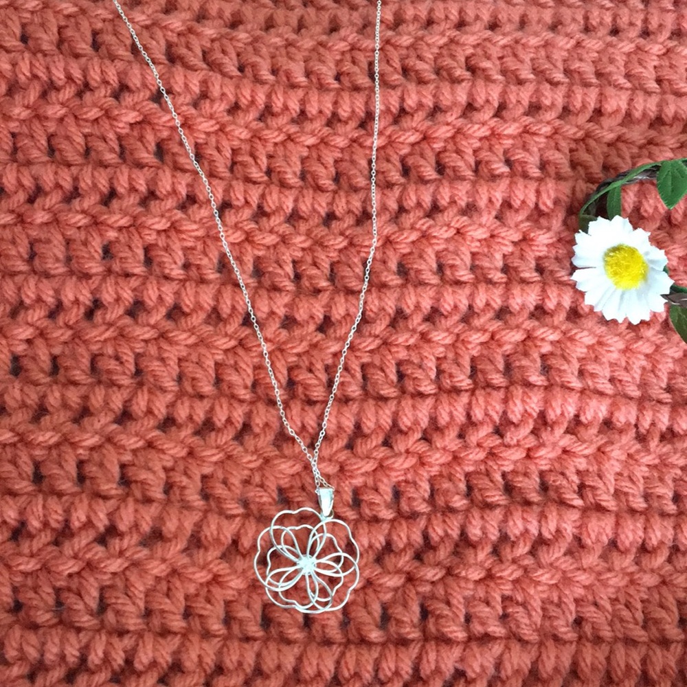 Beautiful silver necklace